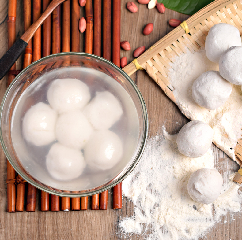 东北老式元宵老式汤圆五仁黑芝麻炸元宵大元宵黑芝麻元宵加糖45个1500