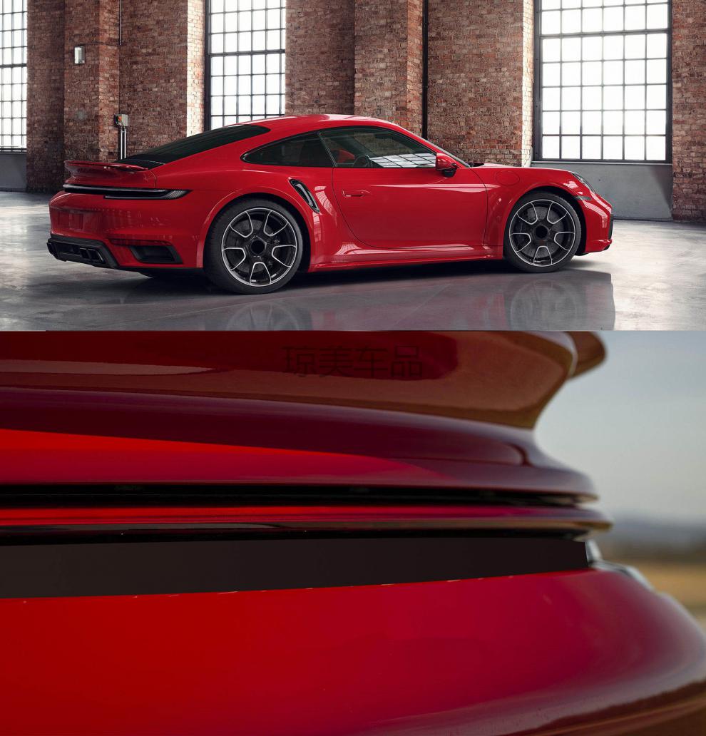 适用保时捷911尾标 992 turbo s carreras 英文字母后尾标贴改装 磨砂