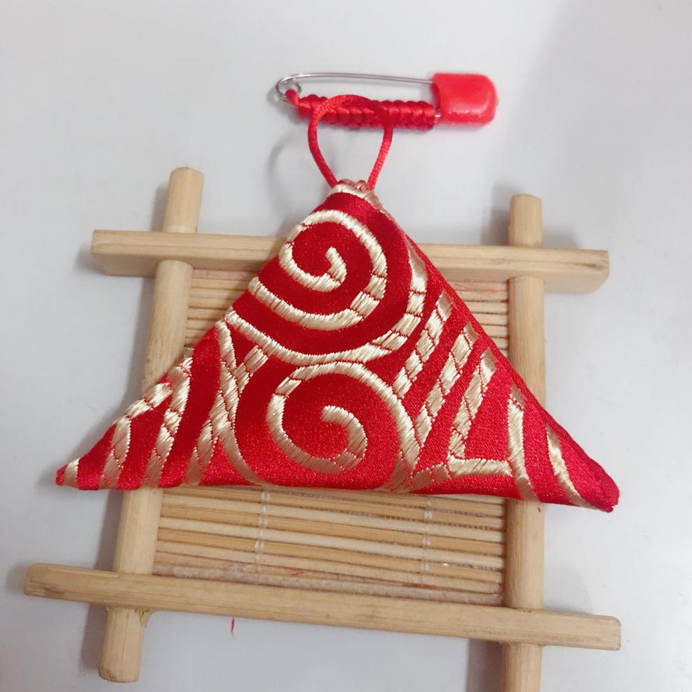 平安福的护身符别针福袋三角形婴幼儿护身符平安符袋宝宝胎毛发老爷符