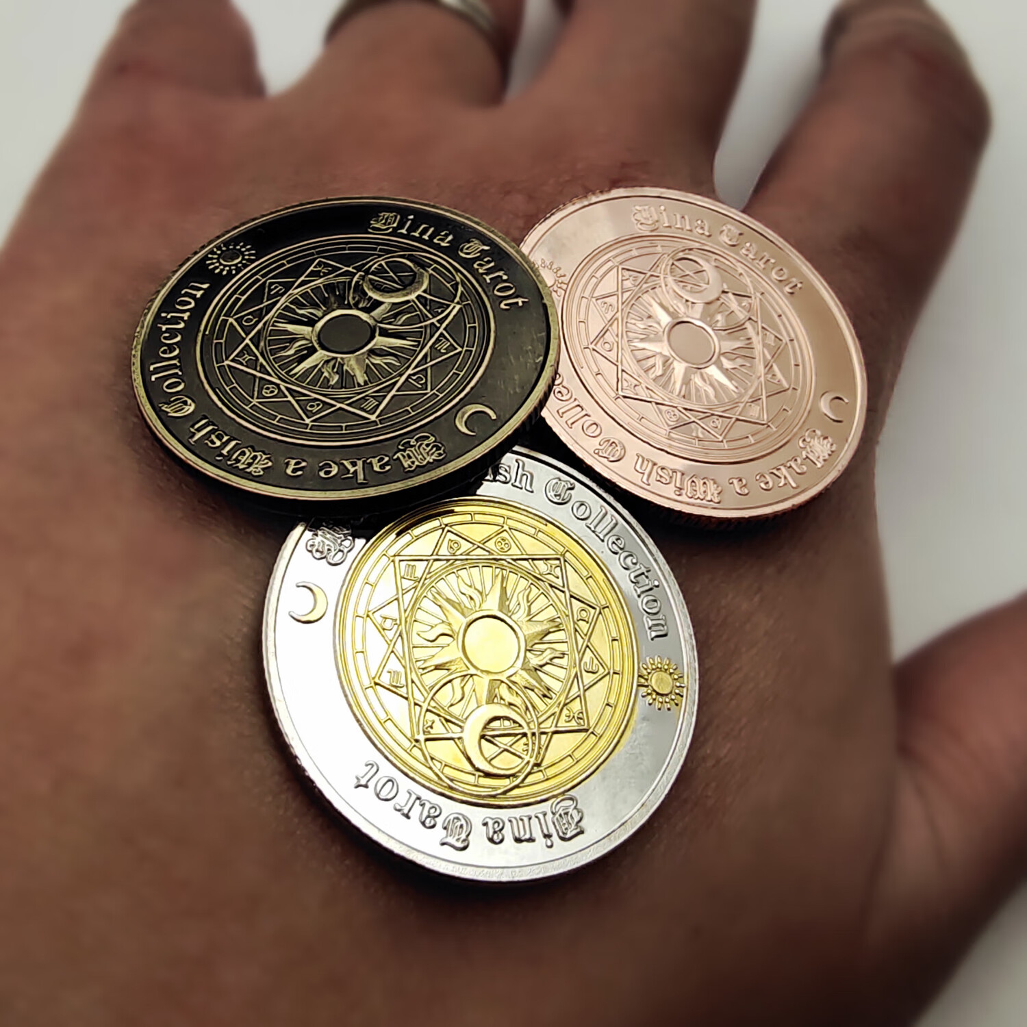 怪盗基德硬币魔术币怪盗基德抖音同款道具 肯尼迪半美元手指转硬币