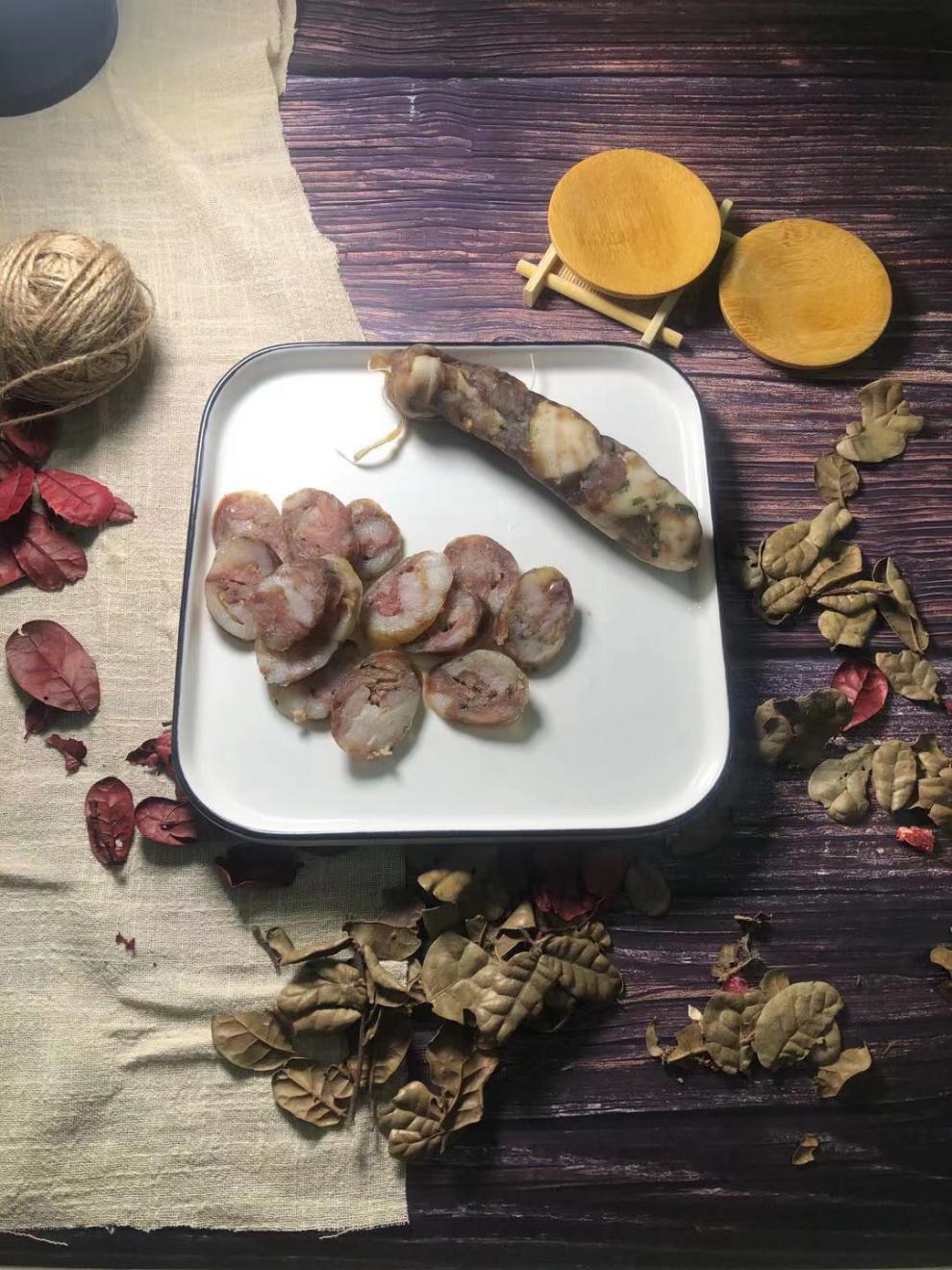 滨海香肠 苏北兴化香肠纯鲜猪肉手工灌制传统工艺家乡味道无剂 500g