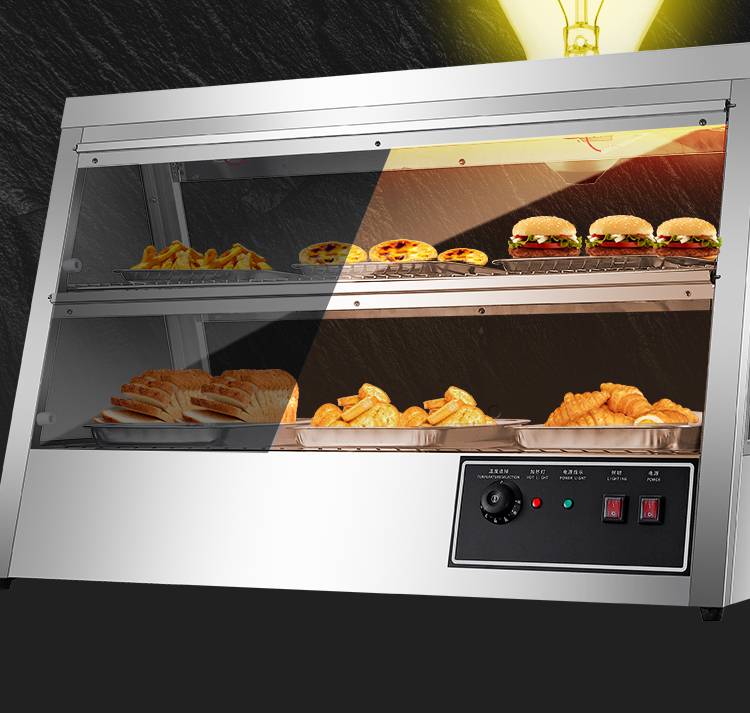 汉堡店保温柜 浩玮加热恒温商用保温柜熟食蛋挞汉堡炸鸡早餐店包子