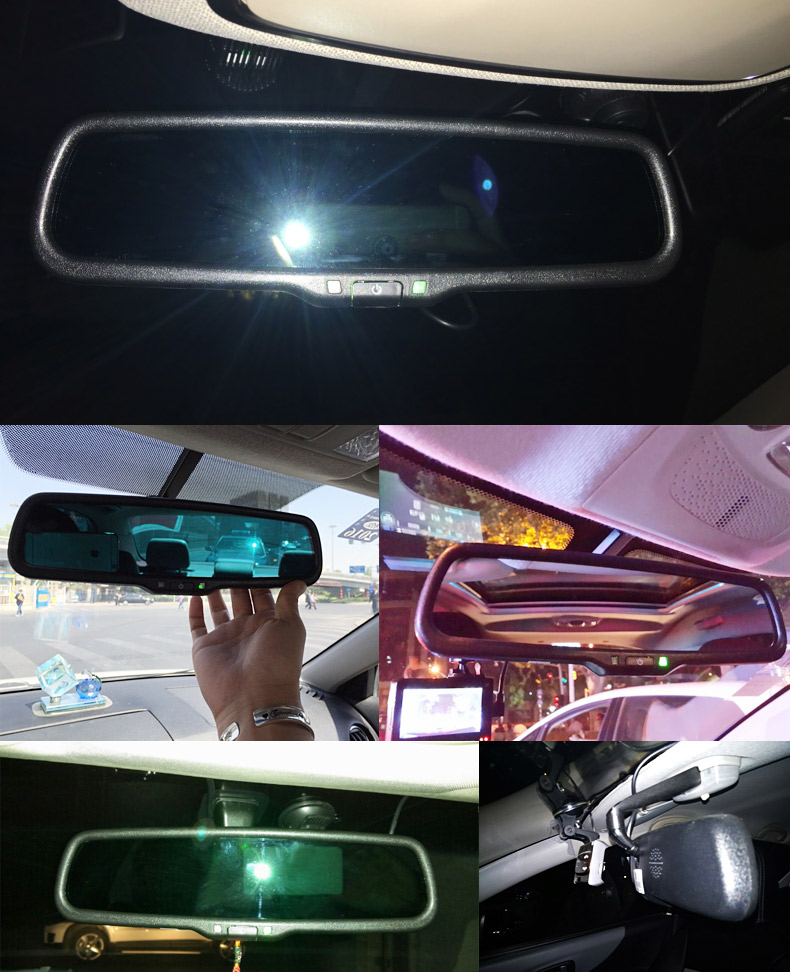 自动防炫光汽车室内倒车镜 车载智能防眩反光镜 2:电子防眩后视镜