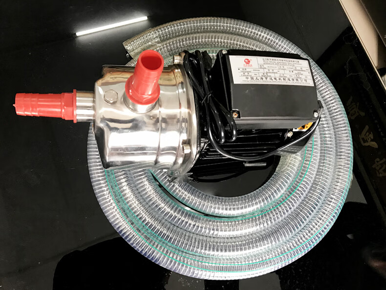 抽酒泵家用不锈钢自吸水泵白酒灌装过滤泵小型电动抽酒器 单独电源