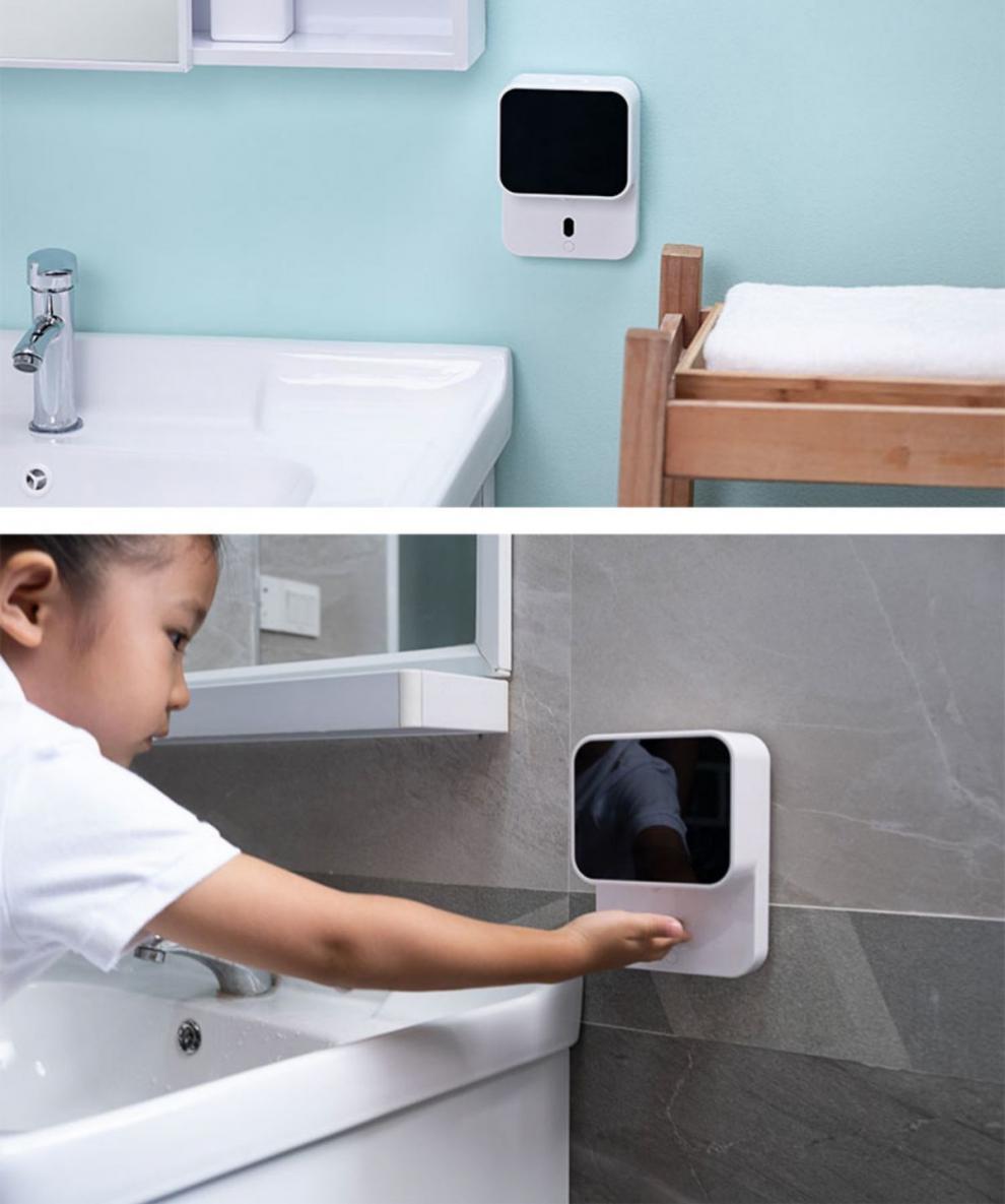 小米通用全自动智能感应洗手机挂壁式充电洗手神器泡沫洗手液机消毒器