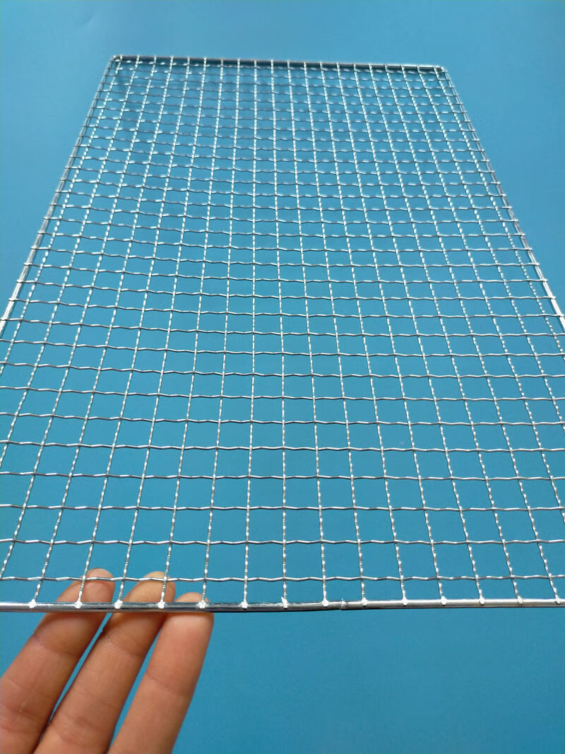 工厂现发烧烤网长方形加粗加厚烤肉烤菜网烧烤网片网格烧烤铁丝网烧烤