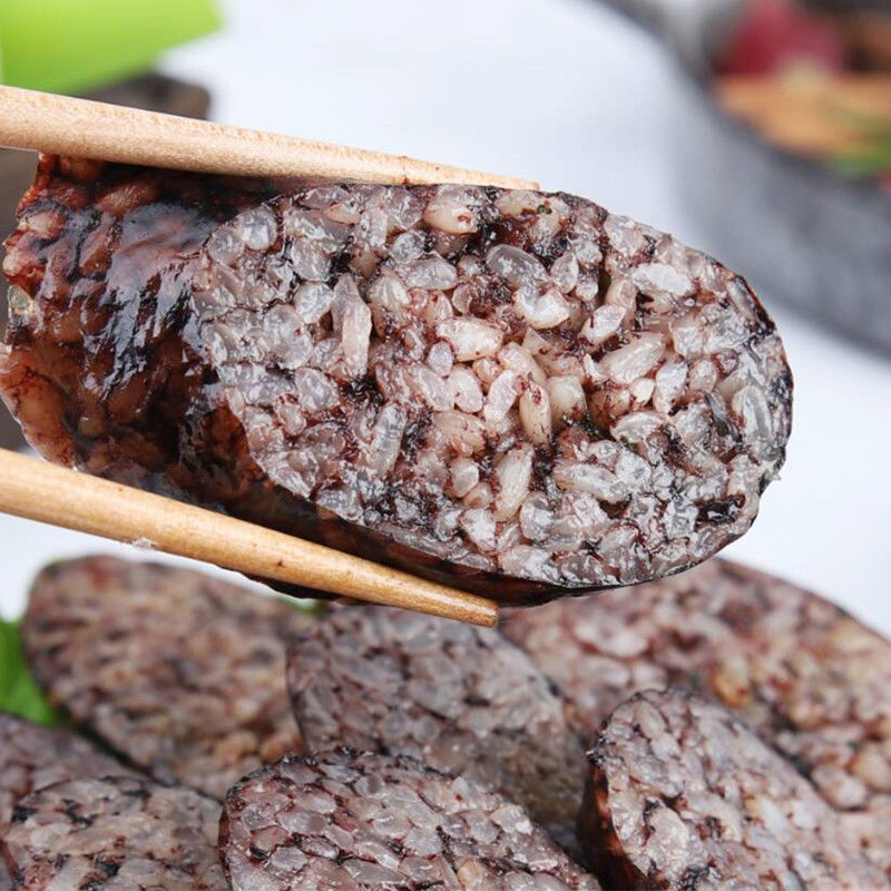 延边米肠正宗糯米肠500g网红东北韩国朝鲜血肠半斤即食猪血灌米肠米肠