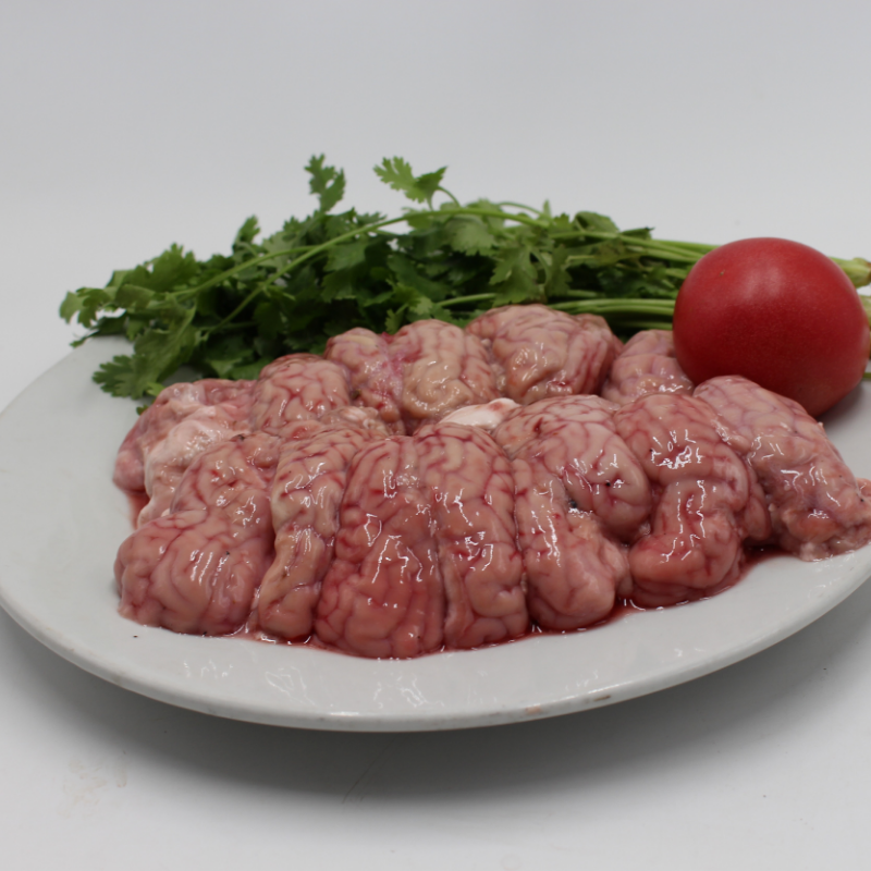 新鲜爬山羊羊脑羊髓脑花补虚羊脑羊脑包肚真空包装生羊脑火锅500g