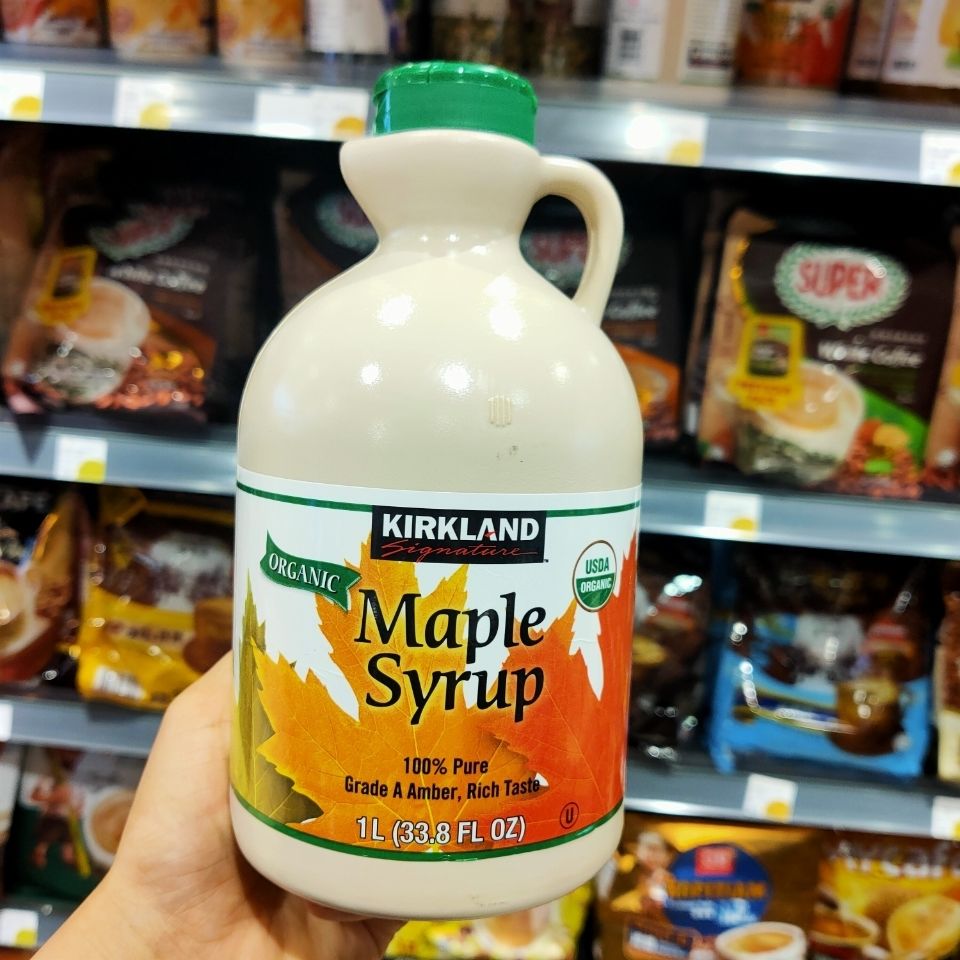 七夕好礼 加拿大枫糖浆 加拿大kirkland maple syrup可兰枫叶树糖浆枫