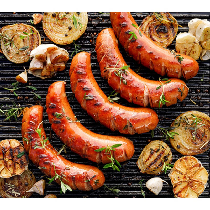 beretta意大利香肠茴香原味烧烤大块肉手工德式纯肉香肠烤肠香辣200g