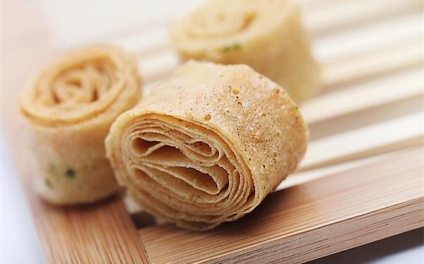 咯吱盒半成品老北京特产通州张家湾清真咯吱卷饹炸饸皮小吃 卷好