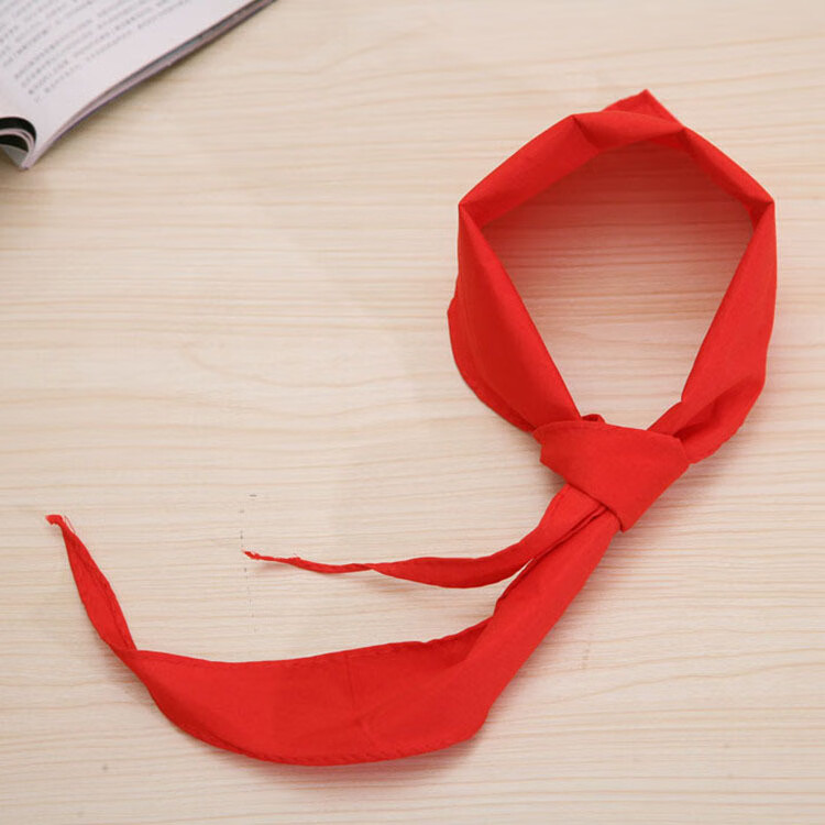 2米小学生红领巾少先队员用棉布红领巾红领巾120cm 约1点17米长红领巾