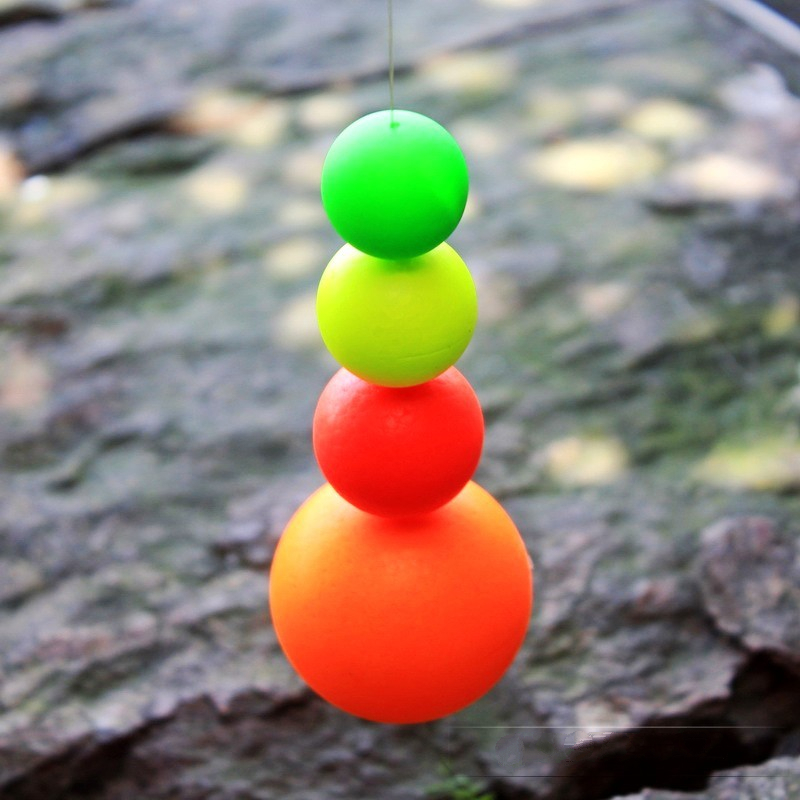 浮钓草鱼 圆形浮球型泡沫超轻浮漂路亚球球钓底浮钓鲫鱼草鱼闷杆荧光