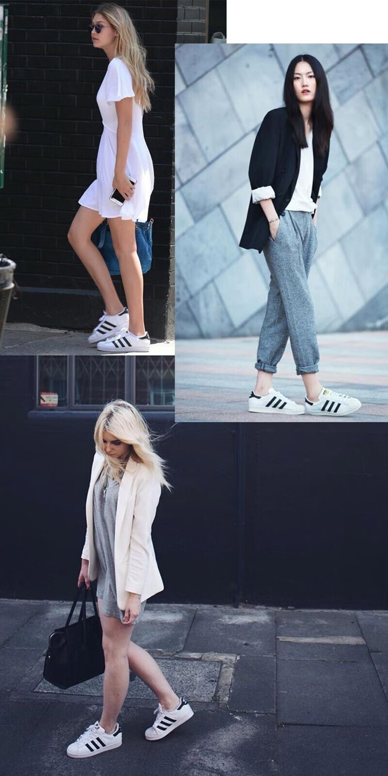 阿迪达斯(adidas)三叶草男鞋女鞋 2022秋季情侣款金标贝壳头运动鞋子