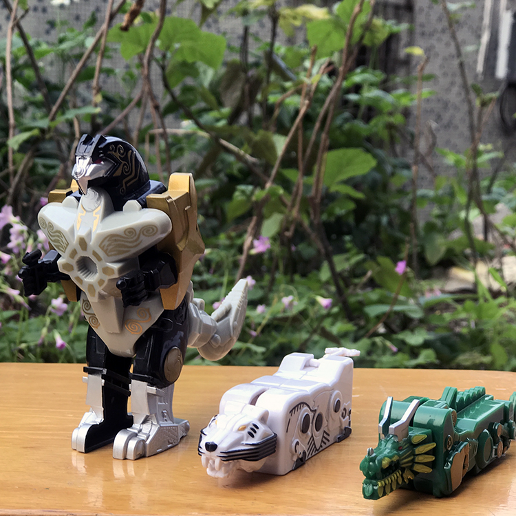 孩之星神兽金刚1代鹰龙金刚版 天神地兽变形拼装玩具 迷你鹰龙金刚