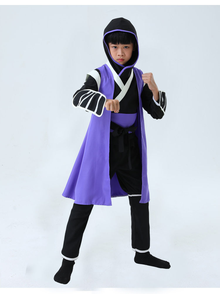 刺客567衣服五六七刺客装儿童款男童套装cosplay柒的衣服暗影刺客