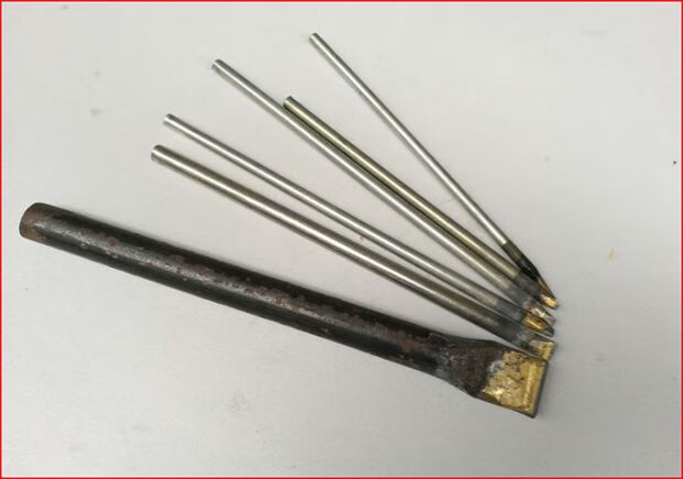 手工铲子石材雕刻刀钨钢凿子大理石墓碑石碑石雕石刻雕刻工具铲子扁头