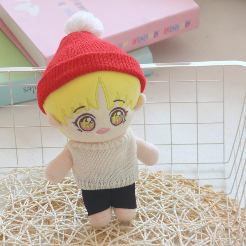 少年团金泰亨公仔卡通周边梦幻泰毛绒玩具人形玩偶 黄色头发梦幻泰纯