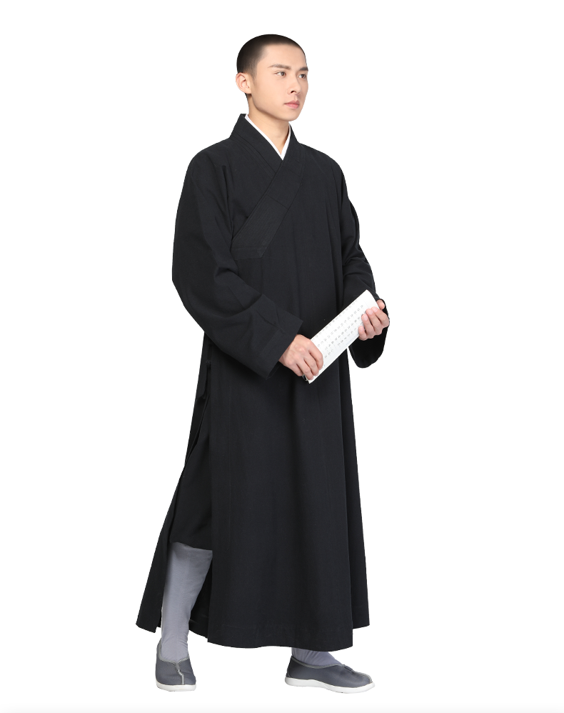 核臣尚远棉水洗春秋夏季僧服僧装长褂大褂和尚服僧衣多色可选藏红色37