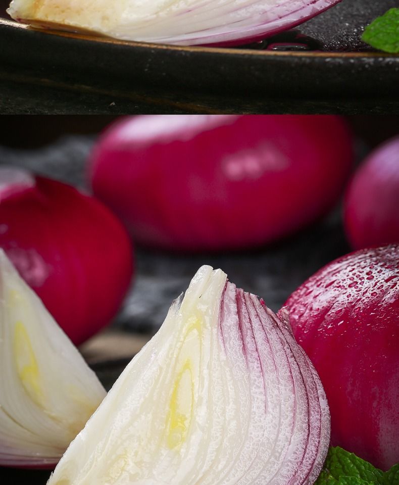 2022年新鲜紫皮洋葱农家自种圆葱头生吃不辣脆甜水果洋葱蔬菜批发3斤