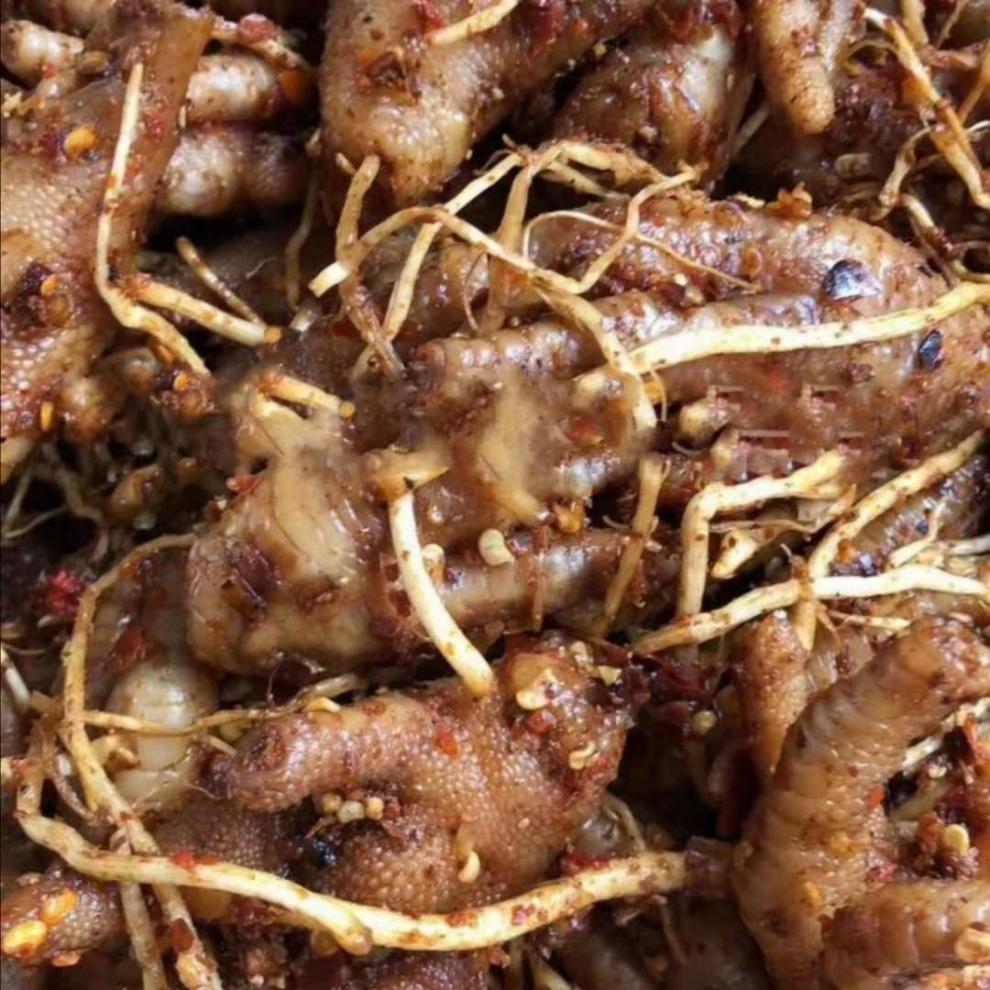 云南特产自制佤味麻辣苤菜根鸡爪麻辣爽口木姜子网红小吃散装批发 菜