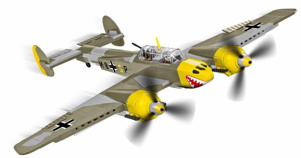 cobi积木二战 cobi 欧洲积木 二战德系 梅赛斯密特 bf110d 轰炸机