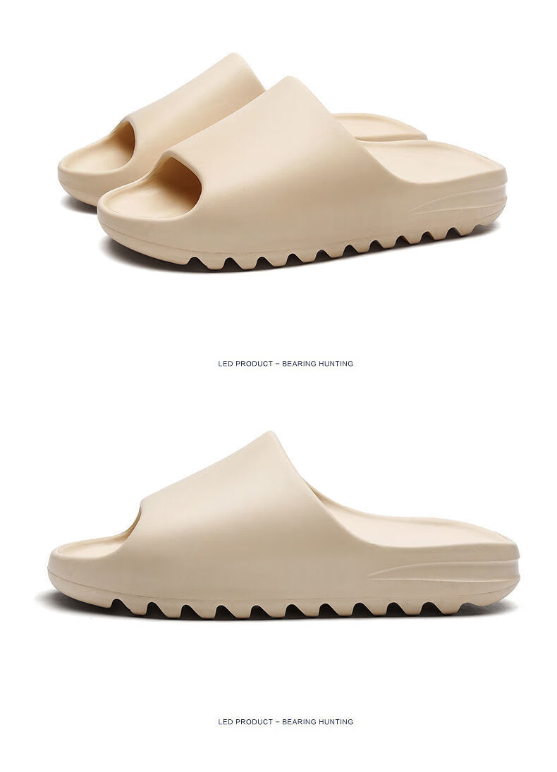 夏季男女椰子拖鞋厚底室外运动凉拖情侣鞋沙滩鞋502黑色同款45