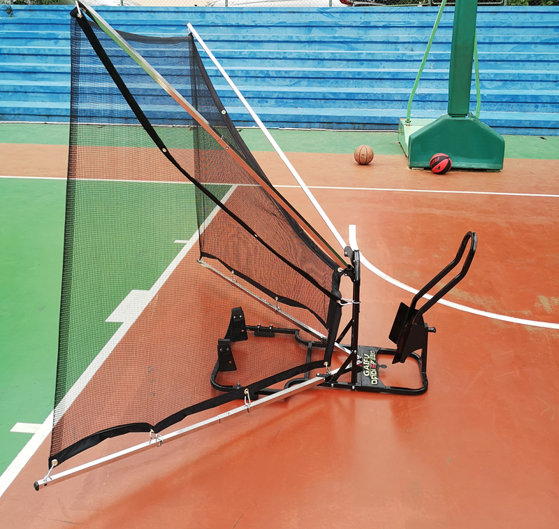 gaifu便携式投篮器自动滑道免捡球训练营校队训练器材 黑色