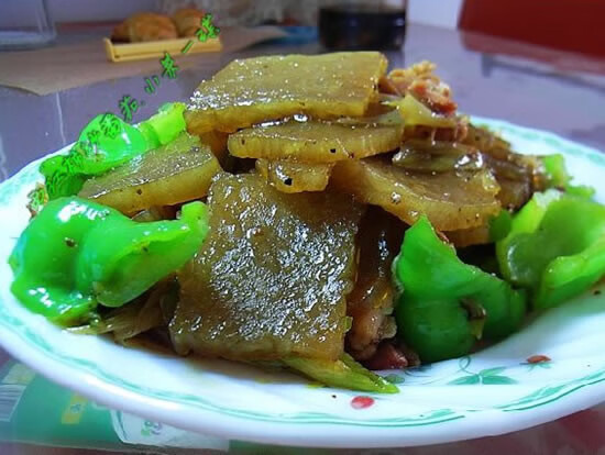 红薯焖子 400g *6袋禹州红薯粉条焖子河南许昌特产皮渣扁垛【图片