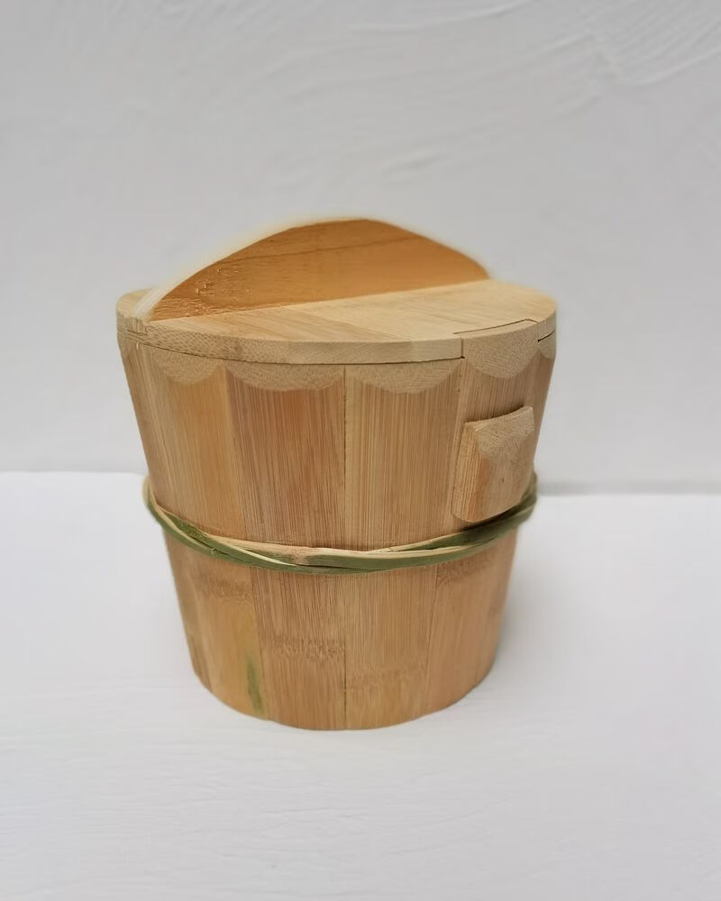 优格曼 蒸饭器蒸饭木桶竹桶竹甑子木甑子蒸饭桶家用原生态竹蒸笼 精致