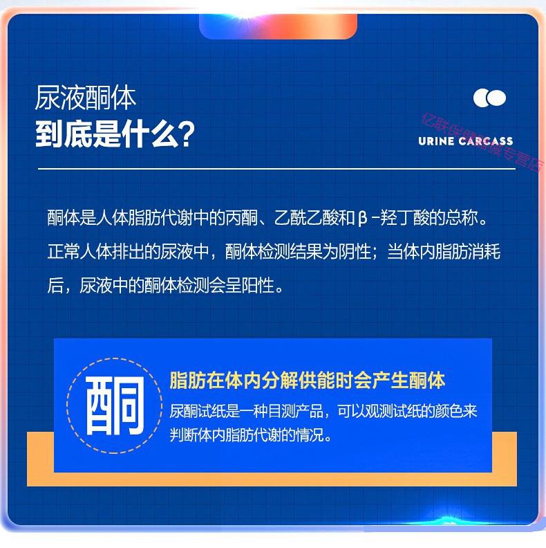 尿酮试纸脂肪燃烧检测麦吉脂老虎减脂酮体尿铜生酮试纸家用1筒25条25