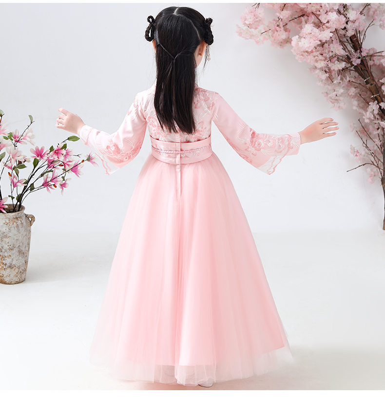 小女孩汉服夏季儿古装童小公主古代仙女衣服装超仙裙子襦裙中国风唐装