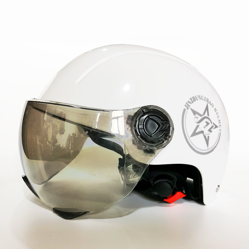 金钟罩头盔金钟罩电动车头盔abs超硬防护半盔男女通用四季电瓶车防护