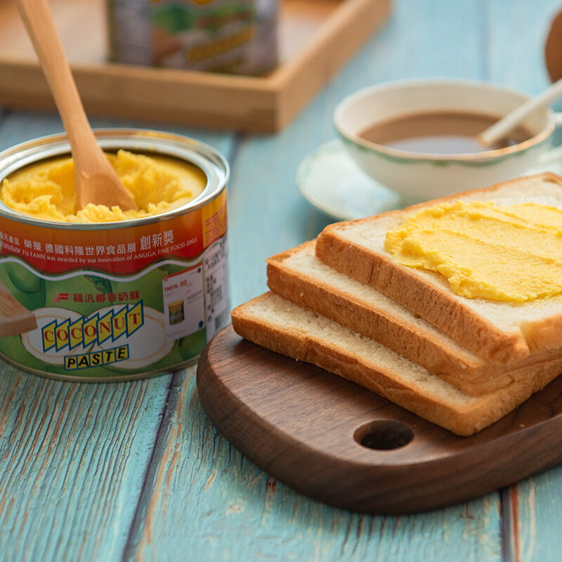 官方旗舰百香福泛椰香奶酥酱早餐椰蓉面包酱果酱奶茶奶酥酱吐酱烤面包