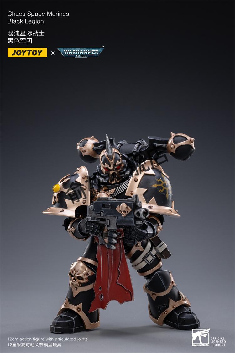 战锤40k灰骑士joytoy暗源战锤40k黑色军团极限战士连长掠夺者侵略者