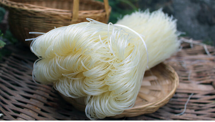 湖南炎陵米粉2斤5斤细粉丝米线粗粉农家圆粉江西手工干米粉螺蛳粉15mm