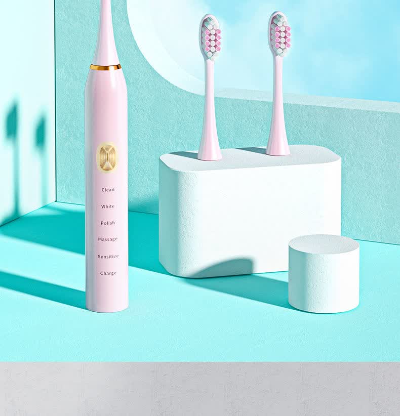 kinseibeauty金正电动牙刷成人家用usb充电式声波软毛男女防水情侣