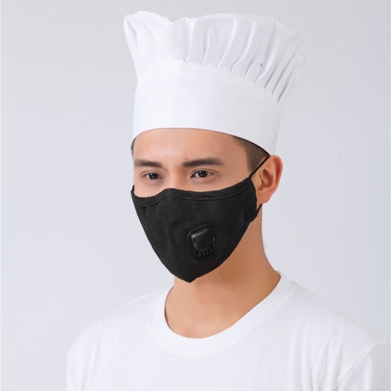 厨师专用防油烟口罩防油烟口罩厨房专用透气厨师炒菜做饭防尘呼吸阀可