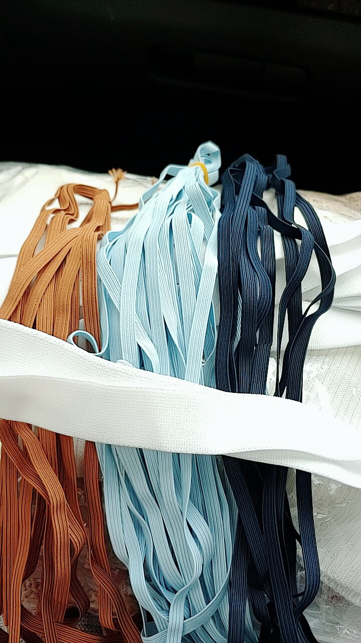 彩色松紧带扁橡皮筋儿童服装8纱弹力带笔记本绑带6mm彩色细橡皮筋