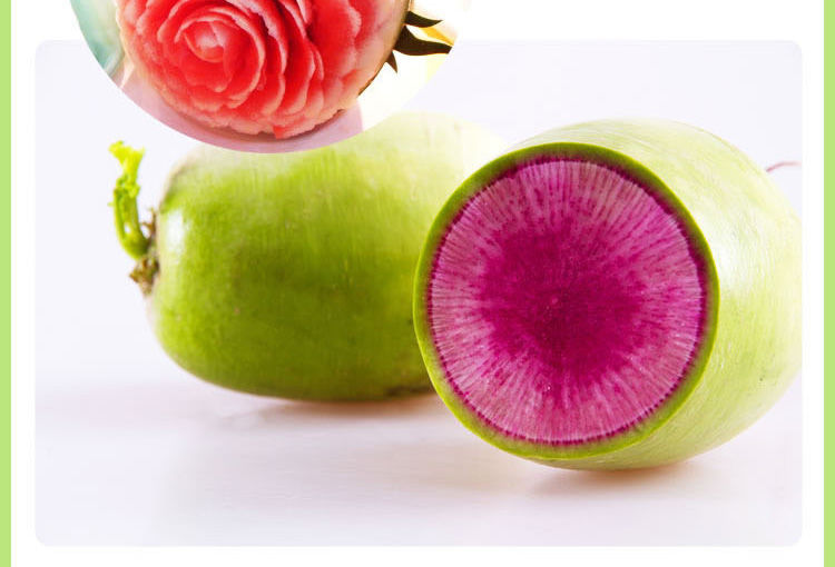 新鲜心里美萝卜青萝卜红心萝卜满堂红萝卜山东水果萝卜心灵美萝卜5斤