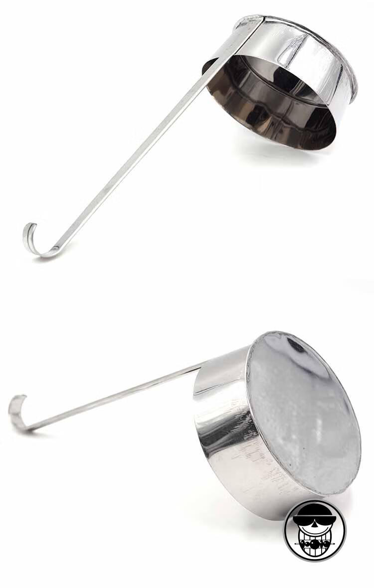 猪脚圈油墩子萝卜丝饼油炸模具油端子虾饼430不锈钢食品级纯手工带钩