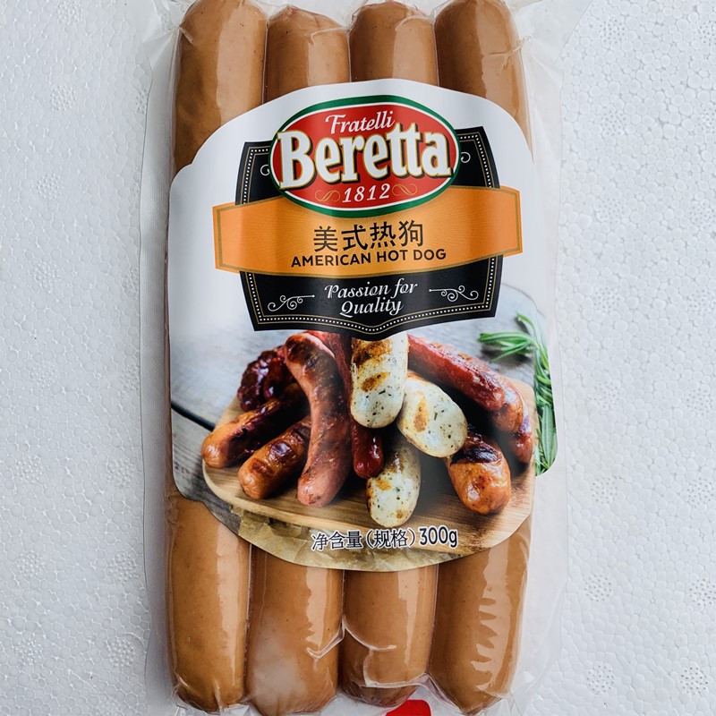 beretta奶酪香肠berettaamericanhotdogsausage生煎意式香肠茴香味200