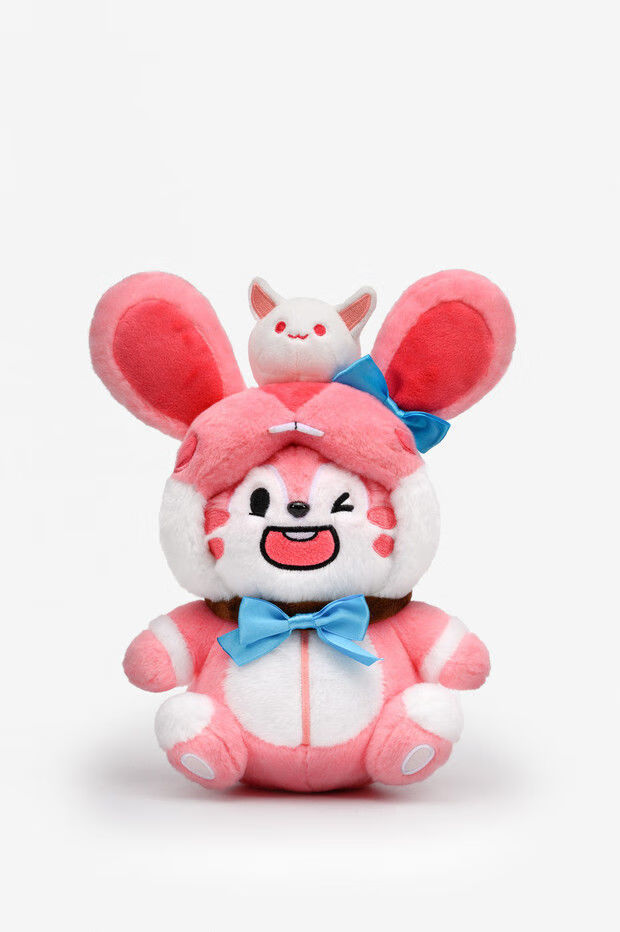 王者梦奇可爱公仔布娃娃玩偶毛绒玩具生日礼物女生新年礼物粉色20厘米