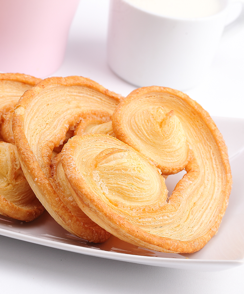 蝴蝶酥上海特产老香斋奶油千层酥传统糕点饼干点心500g礼盒装200g奶香