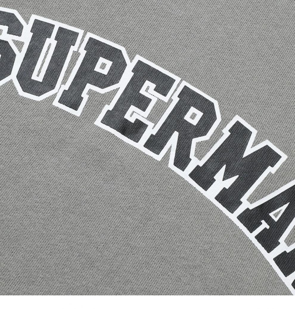 superman背面立体字母连帽卫衣00093xe ccx/灰色 xs【图片 价格 品牌