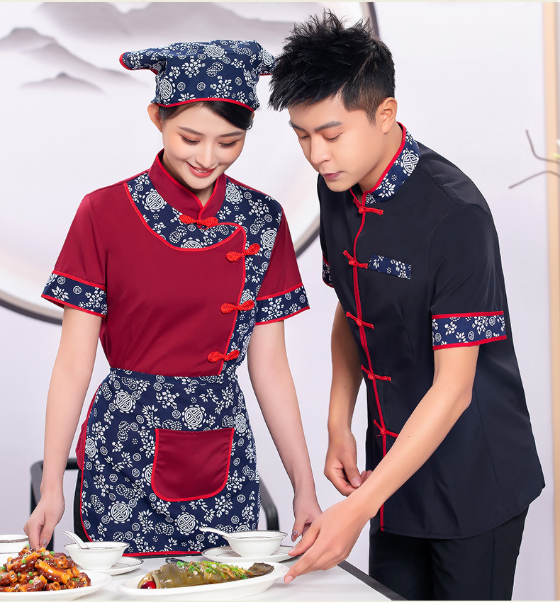 农乐服务员工作服女长袖秋冬款火锅店餐饮中国20222022尺码请联系客服