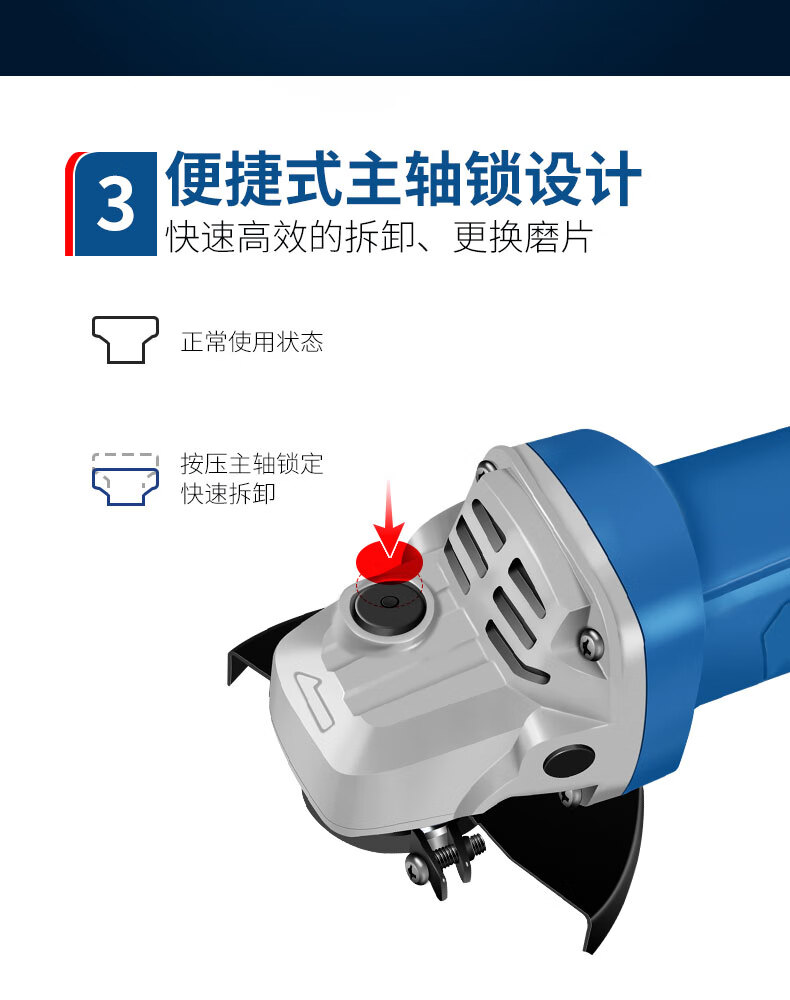 东成角磨机大功率磨光机多功能手磨机125型150180切割砂轮机工业绅客