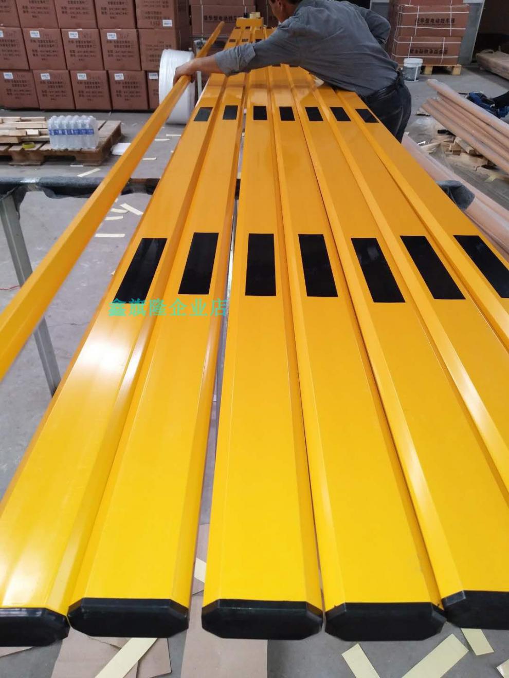 门卫栏杆停车场电动起落抬杆道闸机小区大门自动升降杆遥控挡车器 75*