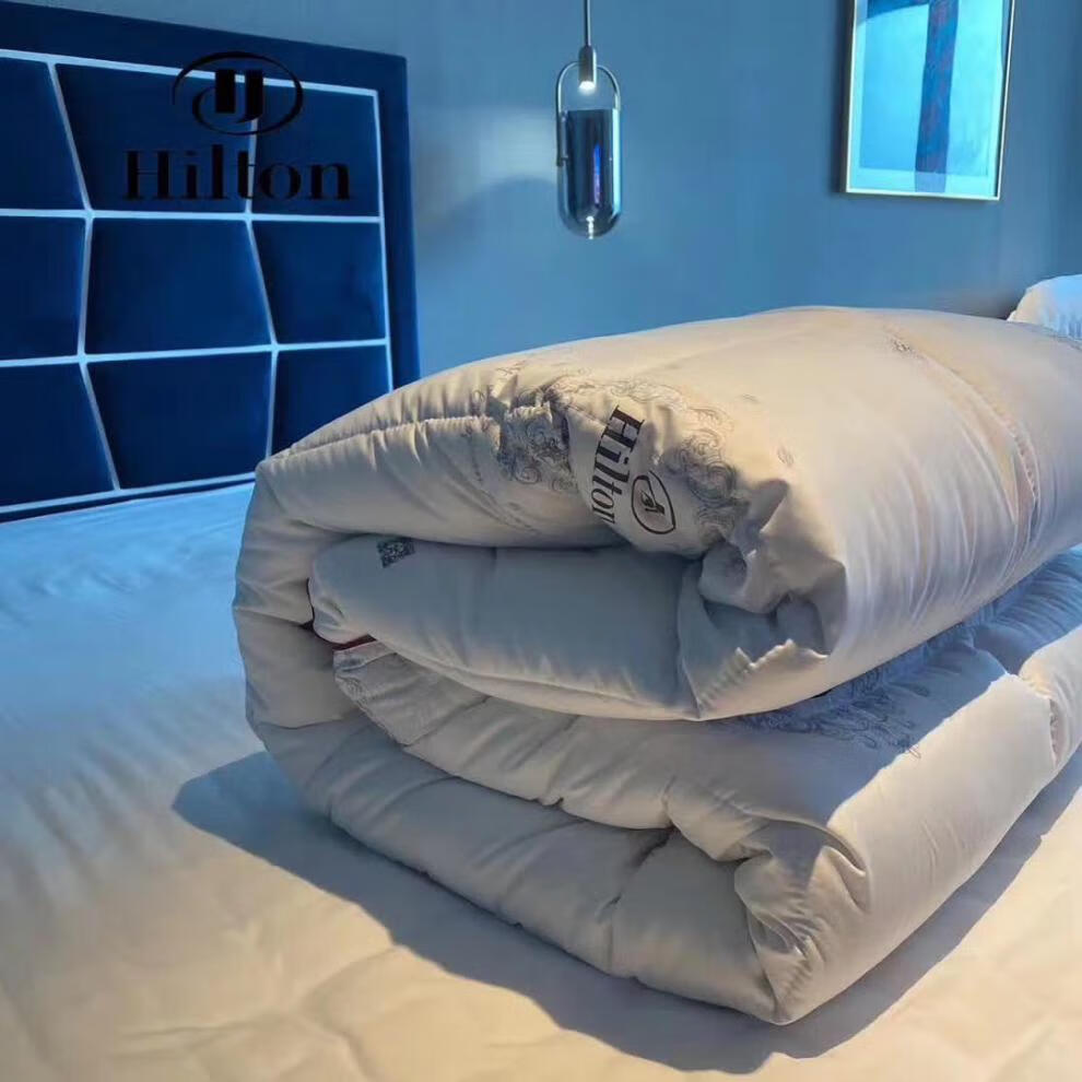 【全新】hilton希尔顿新款大豆纤维被子双人保暖加厚被棉被冬被芯大