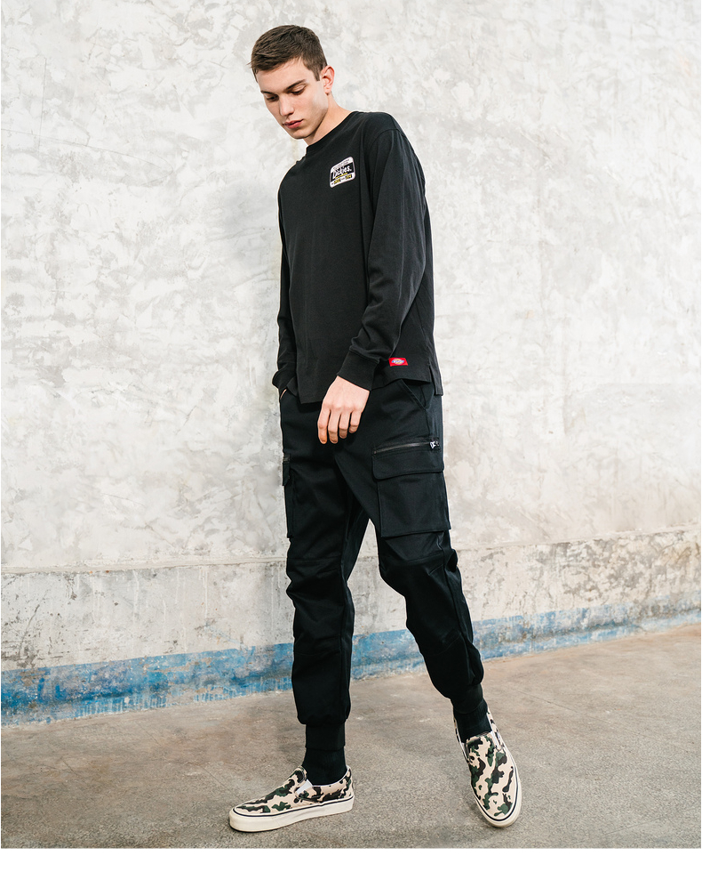 dickies工装裤 多袋脚口罗纹收口休闲裤 工装裤男dk008773 青苔绿 030